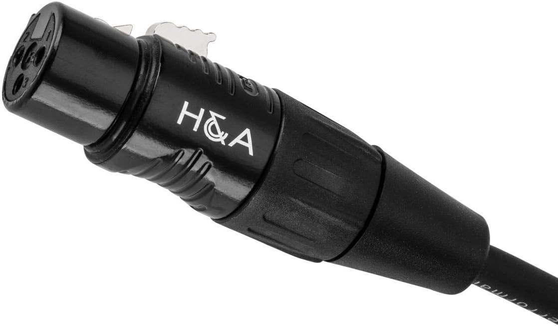 Europower PMP4000 1600-Watt 16-Channel Powered Mixer with Multi-FX Processor and FBQ Feedback Detection System with 3 Pack 25' XLR M to XLR F Cable