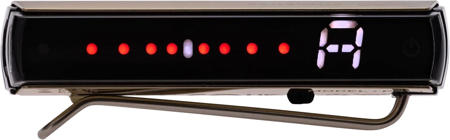 Korg Pitchstrap Strap Mounted Guitar Tuner - Silver