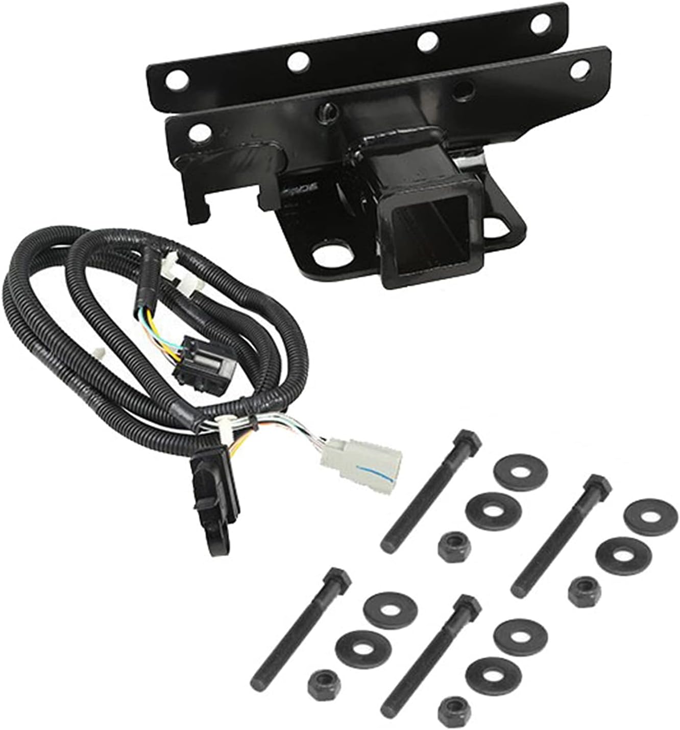 Rugged Ridge 11580.51 Trailer Hitch Kit, Wiring Harness; 07-18 Jeep Wrangler JK