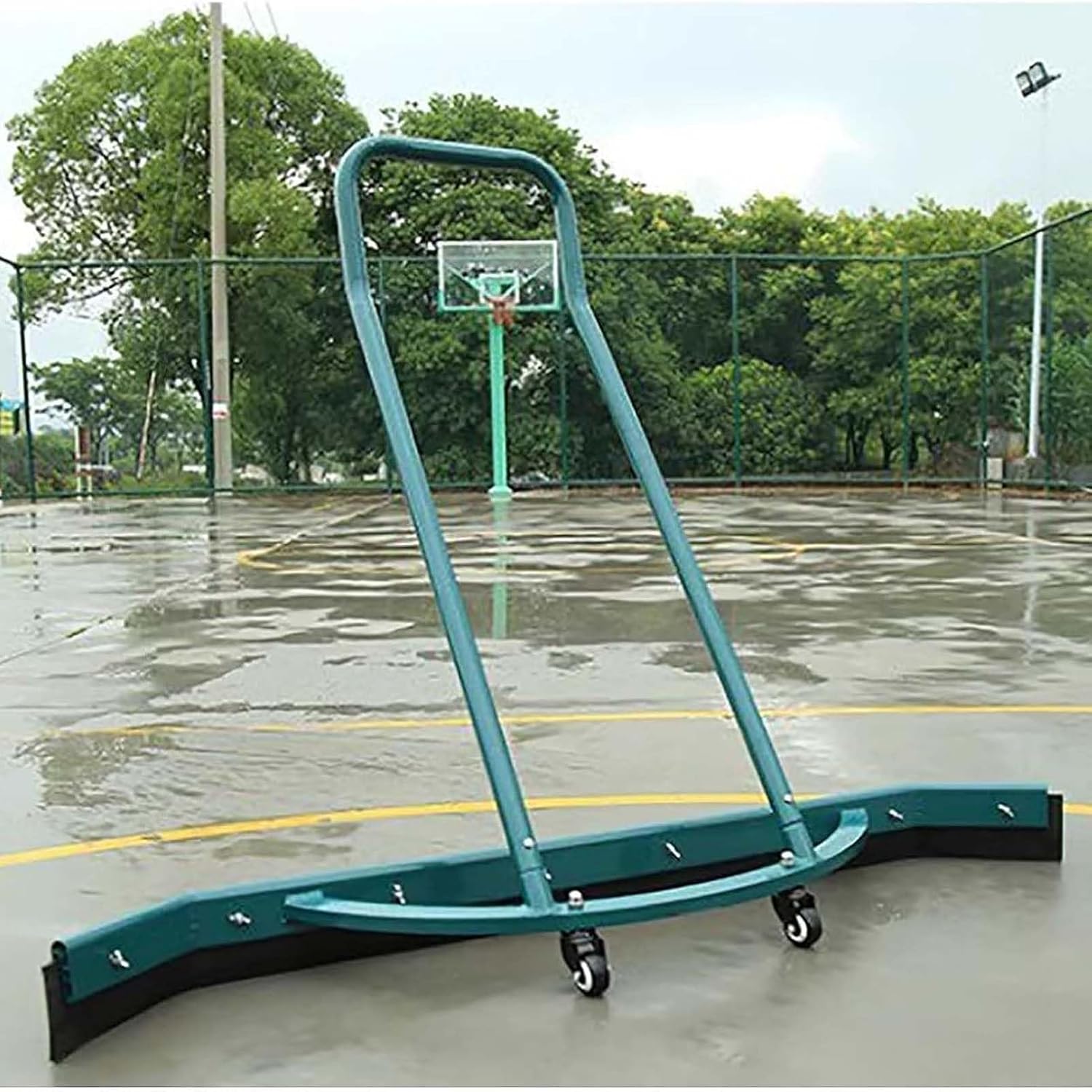 Squeegees Floor Water Remover Squeegee Broom for Indoor Outdoor, Sport Tennis Court Squeegee Rain Sweep with EVA Foam Blade, Save Time and Energy