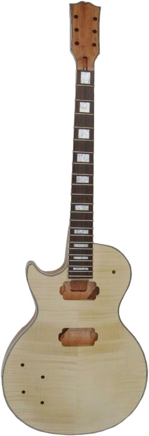 1 Set Left-Handed Unfinished Electric Guitar Body+Neck DIY Guitar Kit