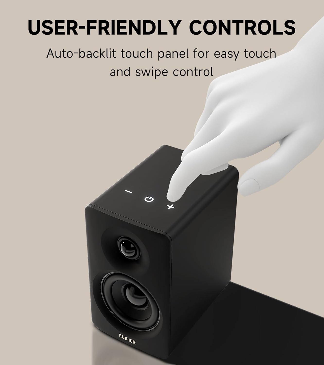 Edifier M60 Multimedia Speaker Bluetooth 5.3, 66W RMS, Hi-Res Audio & Hi-Res Wireless Audio, LDAC,3