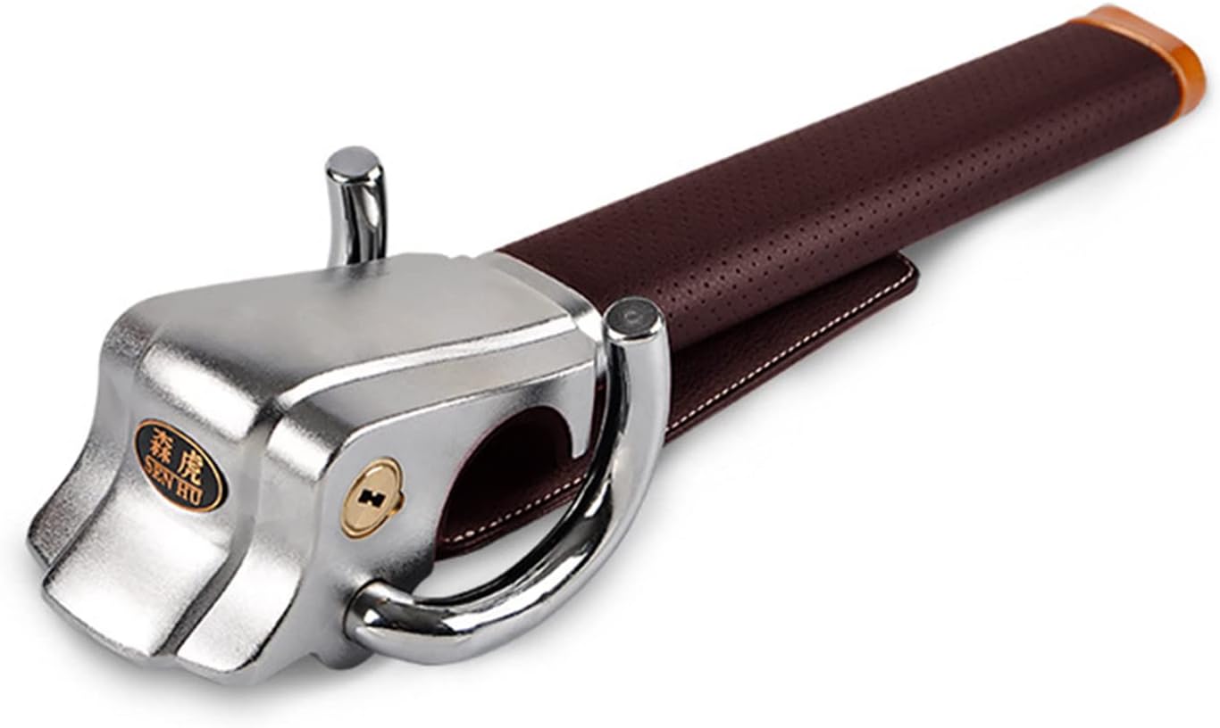 Vehicle Car Anti Theft Security Lock with 2 Keys Fit for Car Truck SUV Automobile Locking Device Red