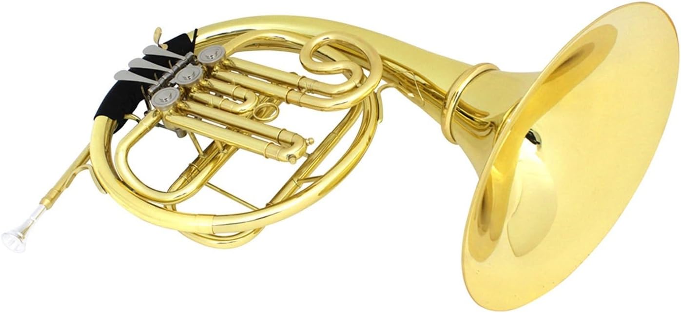 B flat 3 key French horn single row split brass instrument