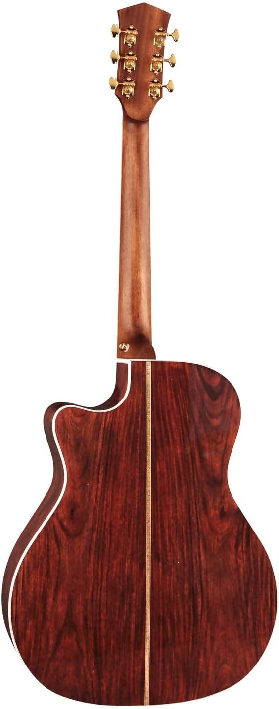 Cort 6 String Acoustic-Electric Guitar, Right, Light Burst, Full (GOLDA8LB-U)