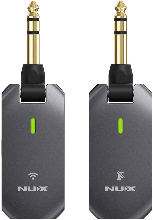 Tonebird NUX C-5RC Wireless Guitar System 5.8GHz Transmitter and Receiver Auto Match, Charging Case Patch Cable, Polish, Tool Bundle