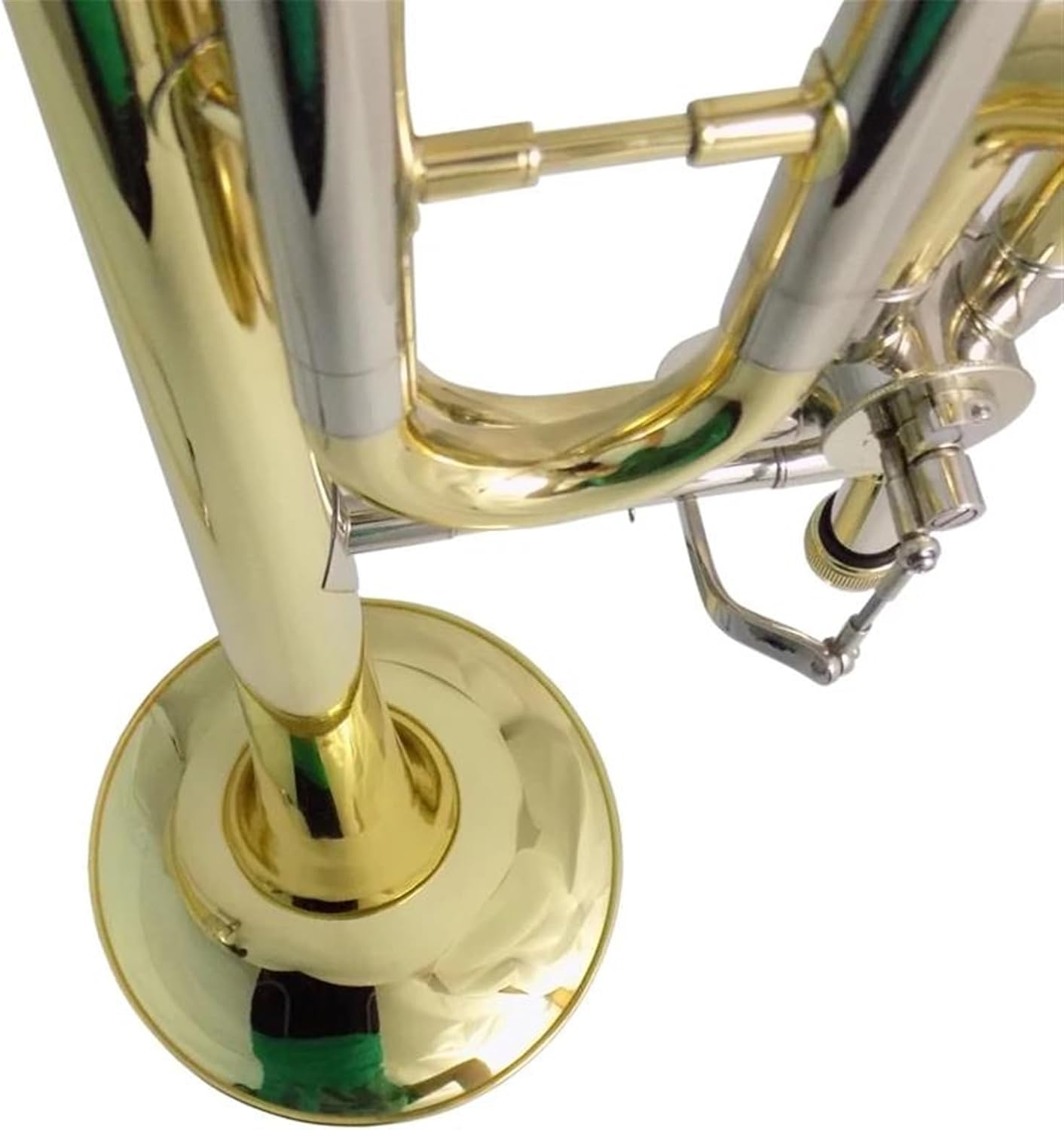 Professionals euphonium B Flat Slide Trombone Musical Instruments with Case Mouthpiece Yellow Brass Body Lacquer Silver Nickel Plated