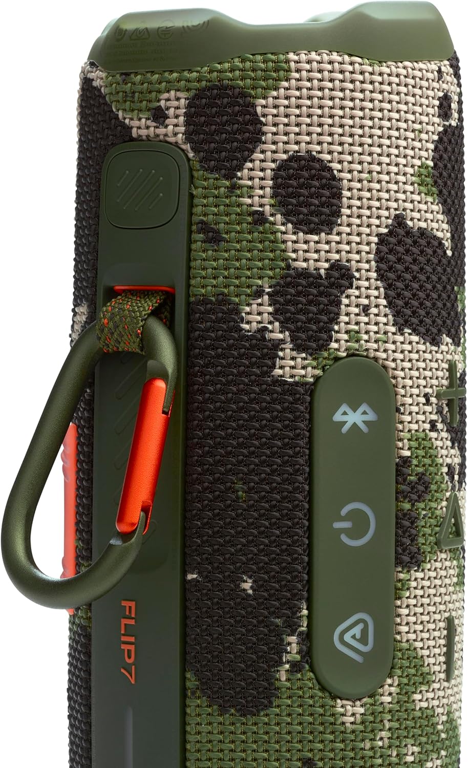 JBL Flip 7 - Portable Waterproof and Drop-Proof Speaker, Bold JBL Pro Sound with AI Sound Boost, 16Hrs of Playtime, and PushLock System with Interchangeable Accessories (Squad)