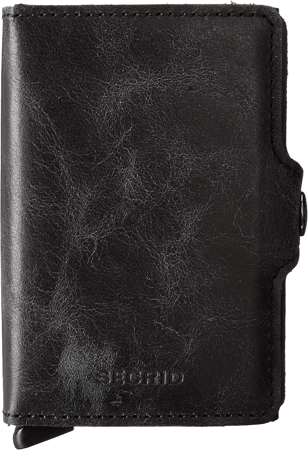 SECRID-Secrid Twin Black Leather Wallet