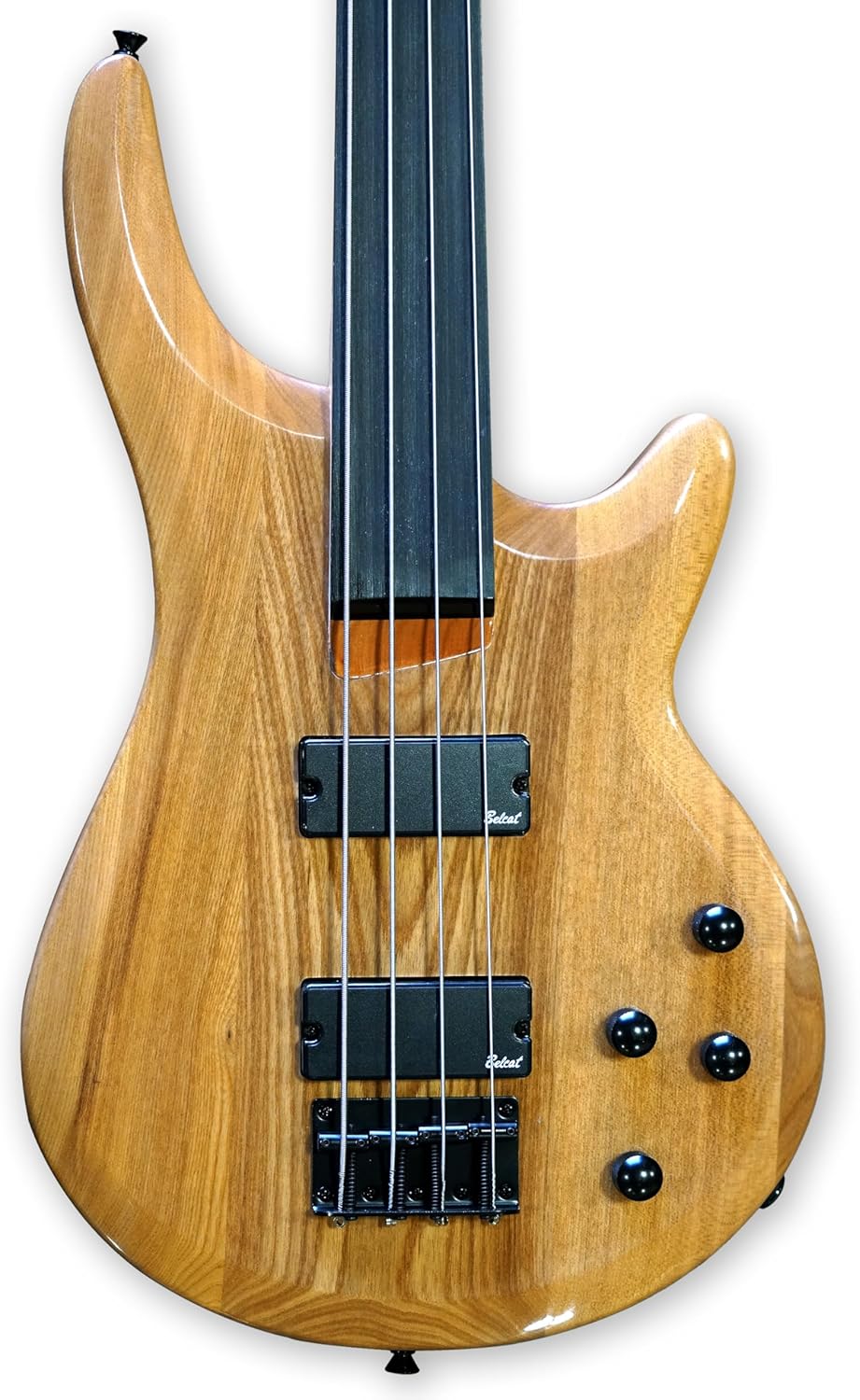 TARIO Fretless 4 String Electric Bass Bolt_On Maple Neck,basswood Body