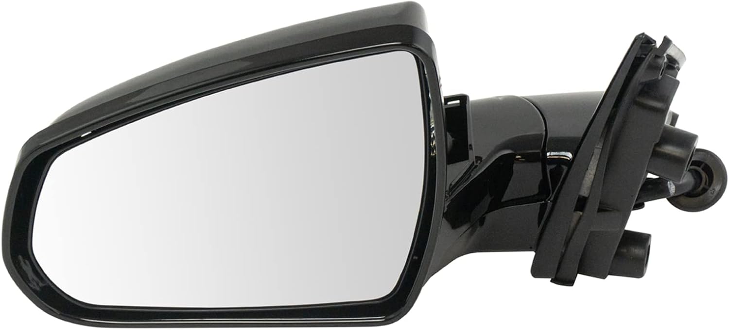 TRQ Driver Side Power Heated Memory Folding Mirror Paint to Match Compatible with 2013-2014 Cadillac SRX GM1320528