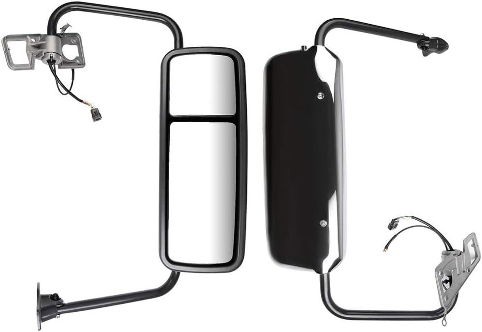 SCITOO Rearview Mirrors,Car Mirrors,Driver Side and Passenger Side Mirrors For For Freightliner Century Columbia with Power And Heated