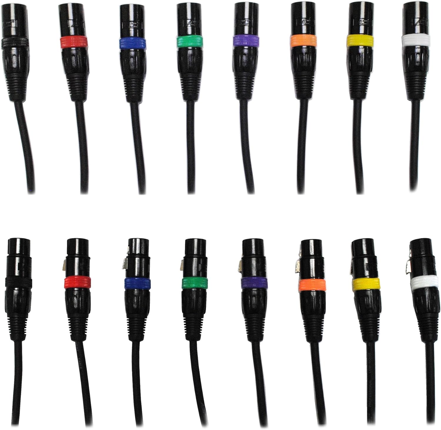 Audio2000's XLR to XLR Microphone Cable (8 Pack) (50 Feet 8Pack)