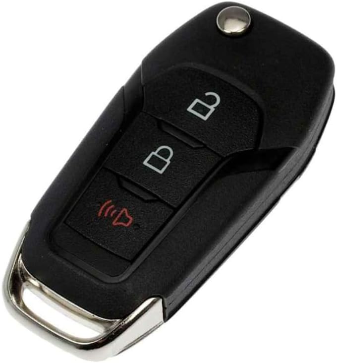 KarParts360 for Ford Escape 2020 2021 2022 2023 Keyless Entry Remote | Black Color | 3 Buttons | Flip Key Item Style | Replacement for 164R8130, FL3Z-15K601-A