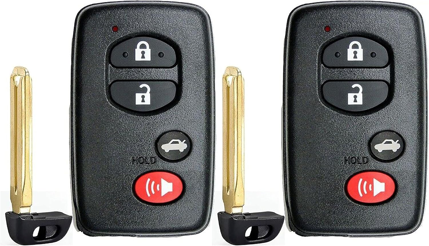 2X New Quality Replacement Key Fob Compatible with & Fit for Toyota Board 271451-0140 Read Description - MPN HYQ14AAB-07