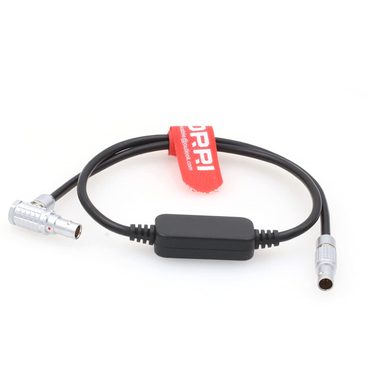 DRRI SmallHD Focus PRO to RED Komodo Control Cable 5 Pin Male to Right Angle 9 Pin