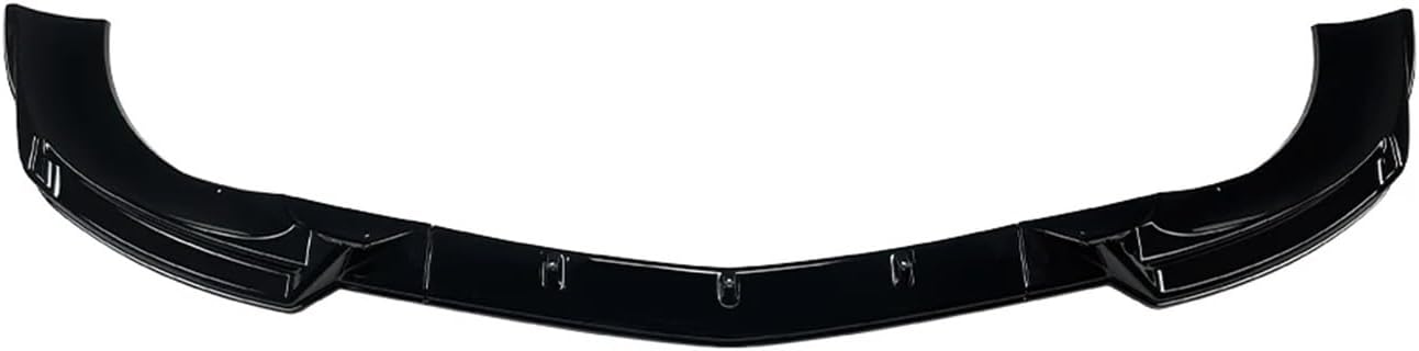 Car Front Bumper Lower Lip Spoiler Compatible for Benz C-Class W204 2008-2010 AMG Line Exterior Guard Protective Modified Body Kit