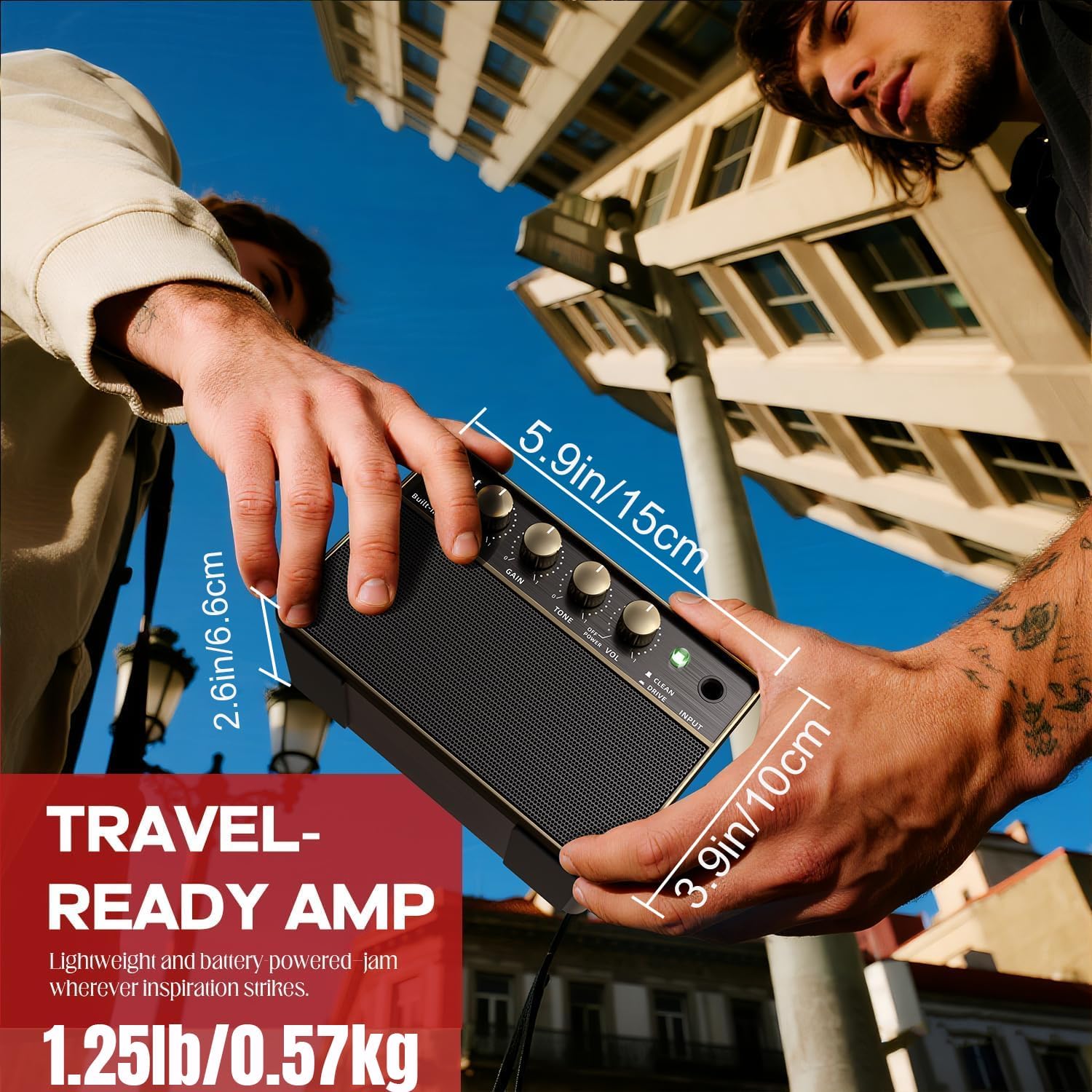 AKLOT Veltrix Electric Guitar Kit with Mini Electric Guitar Amp