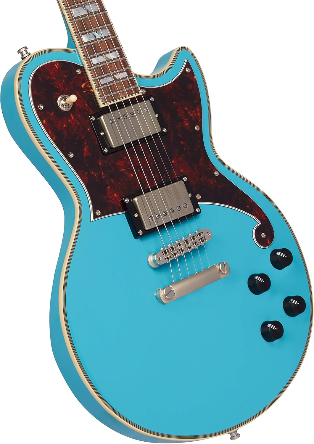 D'Angelico 6 String Solid-Body Electric Guitar, Right (DADATLTAZCS)