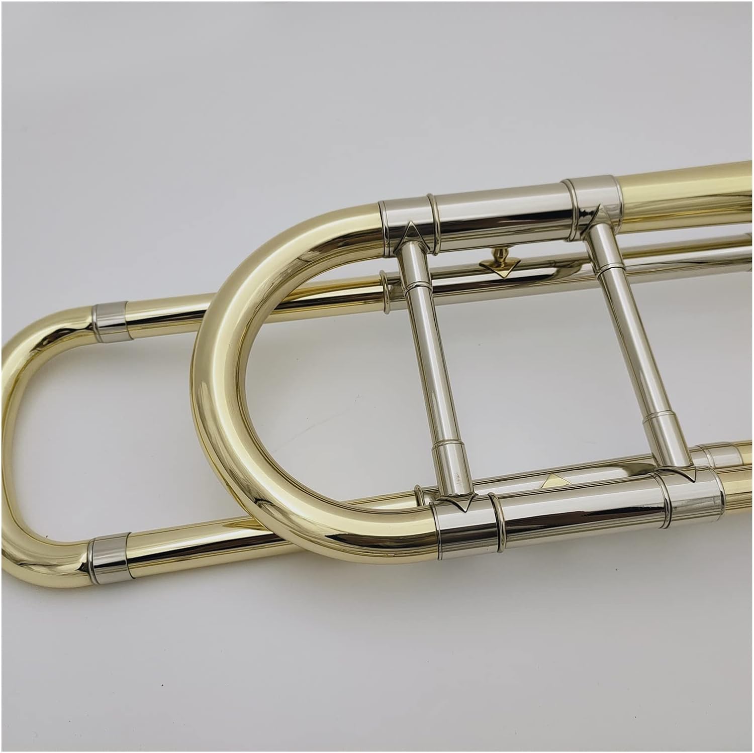 TSTS Trombone Bb/F Brass Lacquered Gold Plated Professional Musical Instrument Beginner Trombone