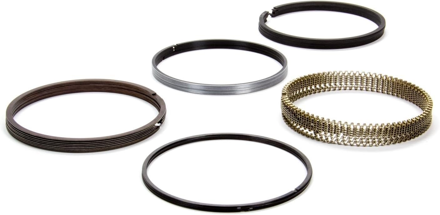 Total Seal Piston Rings, Maxseal, Gapless Top Ring, 4.185 in Bore, File Fit, 0.043 in x 0.043 in x 3.0 mm Thick, Low Tension, Steel, Chromium Nitride, 8-Cylinder, Kit
