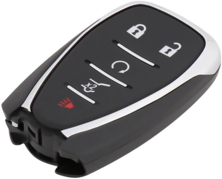 KarParts360 for Chevy Blazer 2019 2020 Keyless Entry Transmitter | Black | 5 Button | with Batteries | with Alarm System Remote Control
