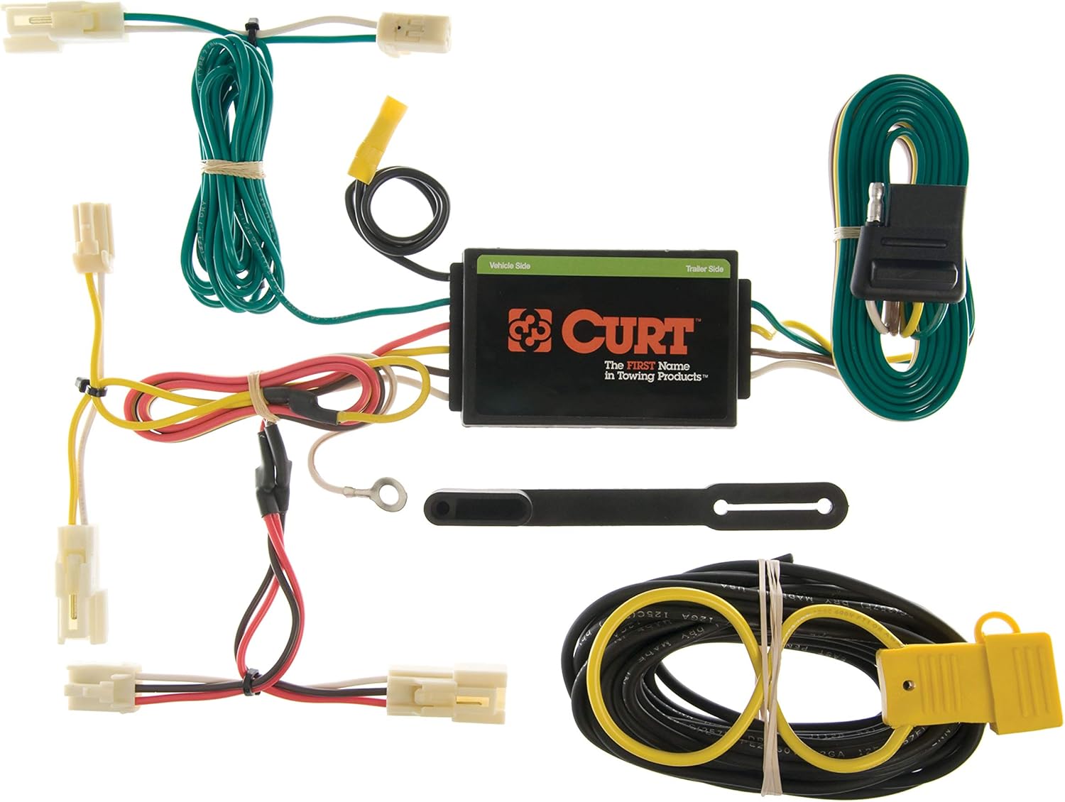 CURT 55057 Vehicle-Side Custom 4-Pin Trailer Wiring Harness