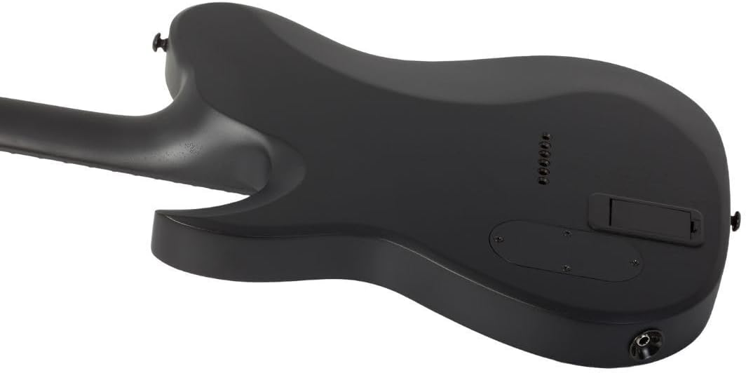 Schecter PT Black Ops 6-String Electric Guitar with Mahogany Body and Ebony Fingerboard (Satin Black Open Pore)