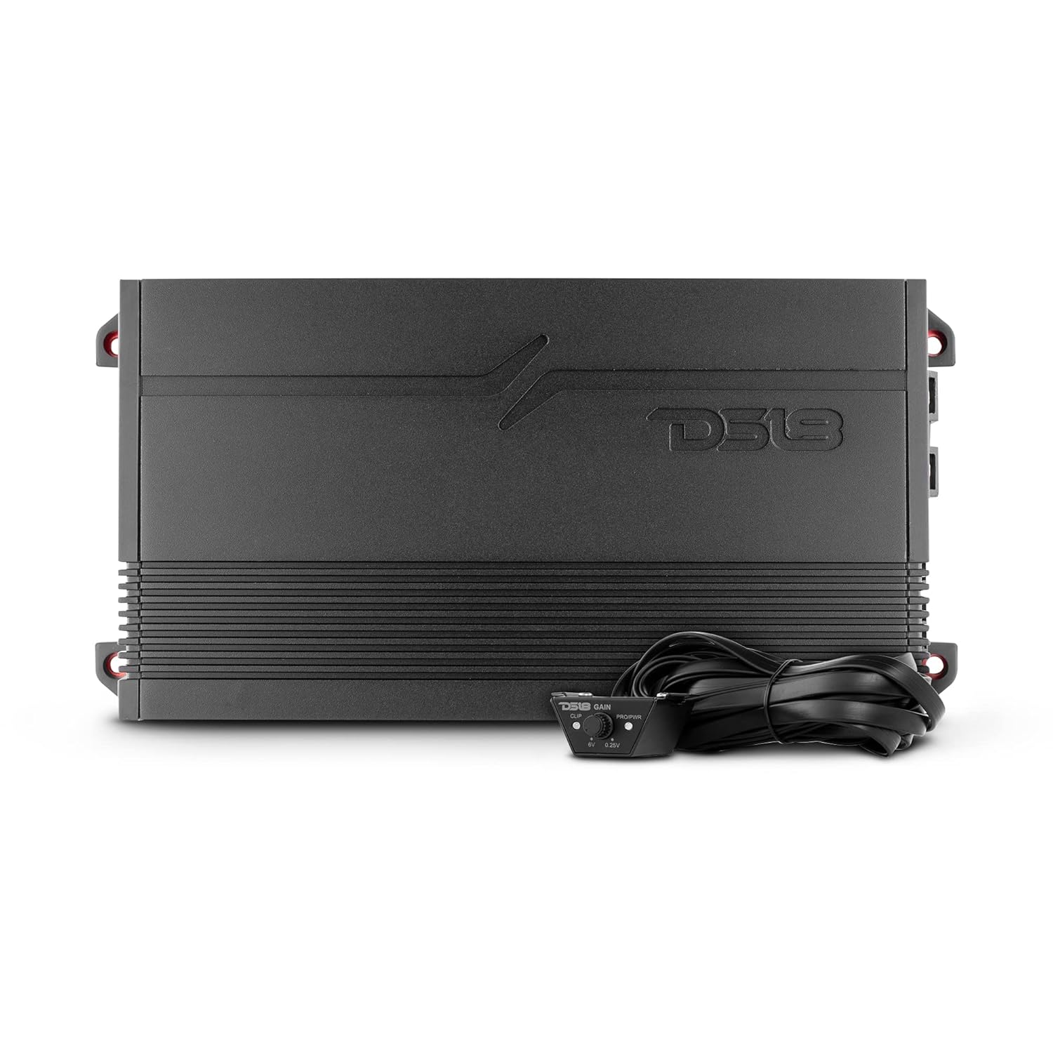 DS18 G1800.1D Car Audio Amplifier 1-Channel Class D Monoblock 1800 Watts - Remote BASS Knob Included - Easy Installation - Compact and Powerful Design (Renewed)