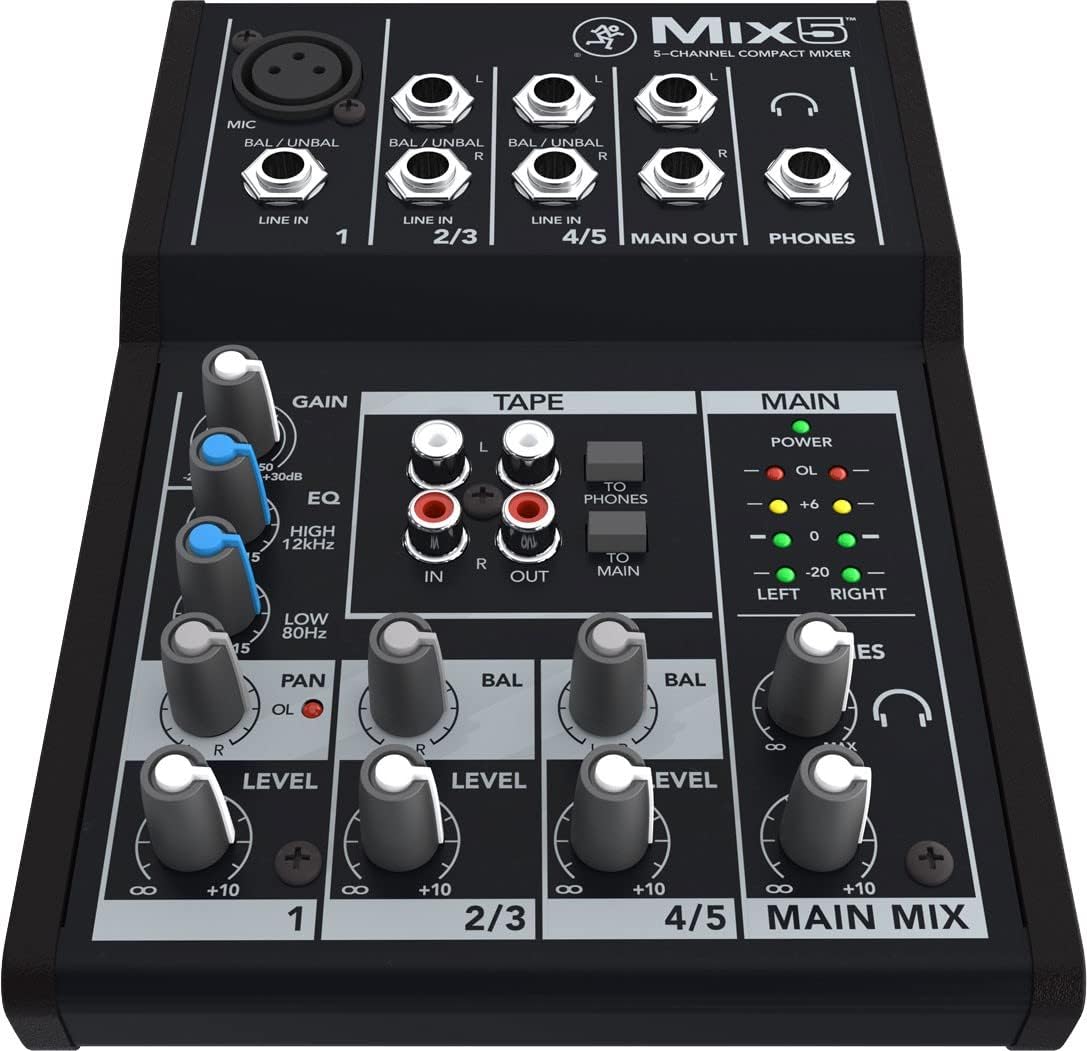 Mackie MIX5 Recording Mixer (Renewed)