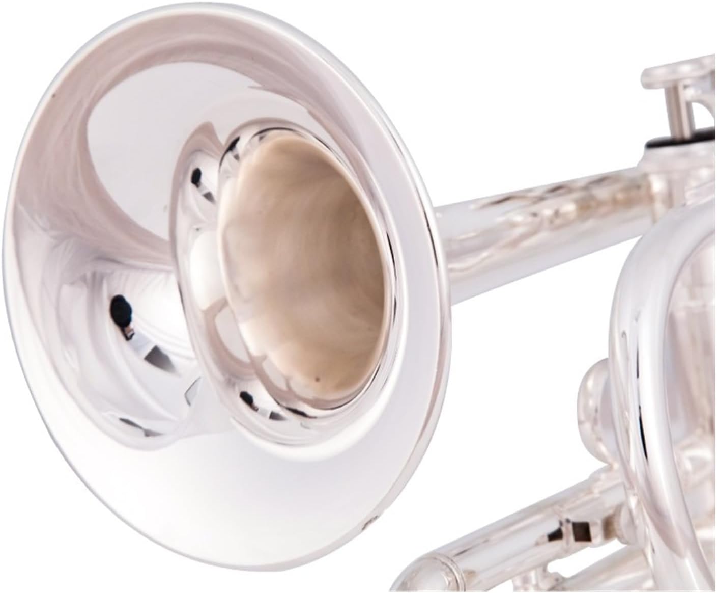 B flat silver plated cornet mini trumpet instrument professional beginner performance
