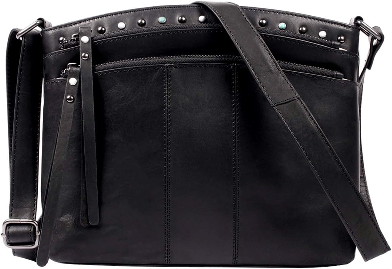 Lady Conceal Concealed Carry Brynn Crossbody for Pistols - Fashion Conceal Bag with Universal Holster