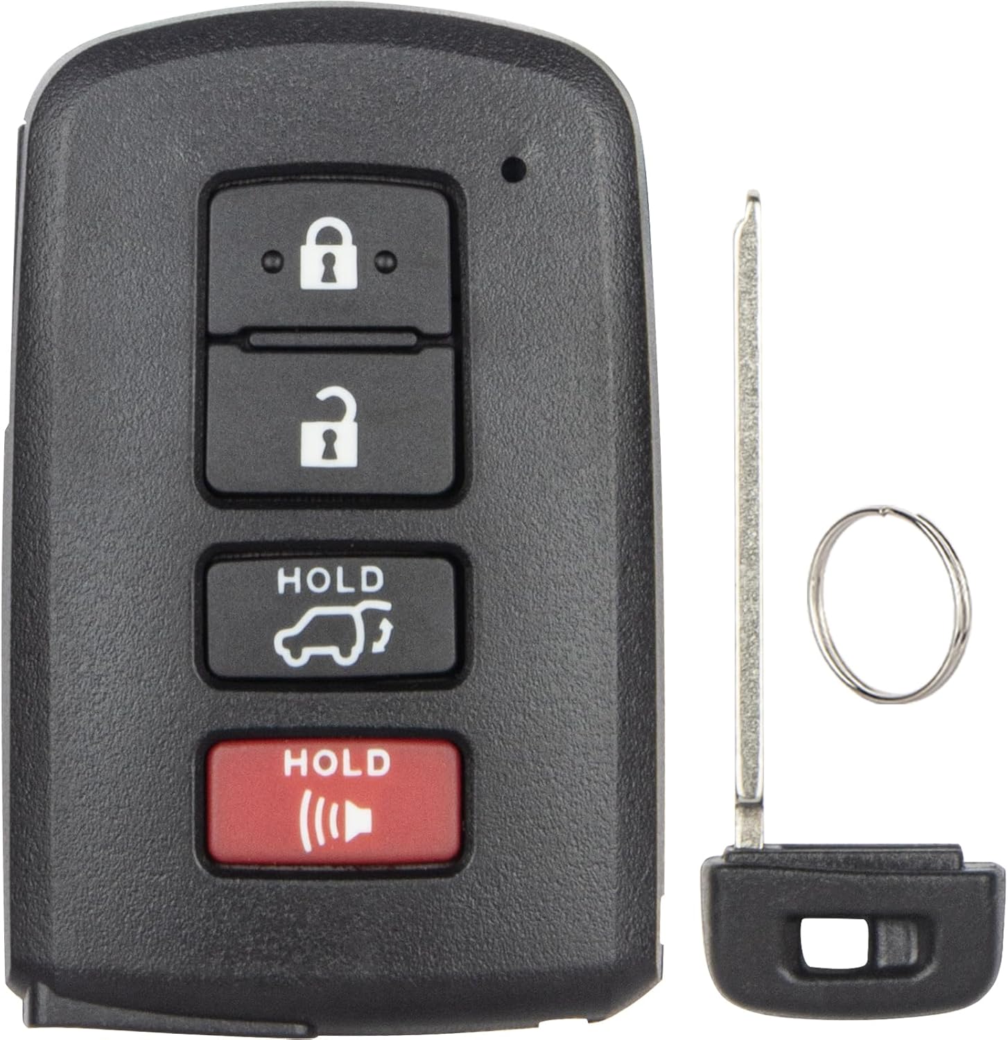 Key Fob Keyless Entry Remote Control Compatible with 2014 2015 2016 2017 2018 2019 Toyota Highlander Car Key Replacement for HYQ14FBA- 4 Buttons, 1-Pack