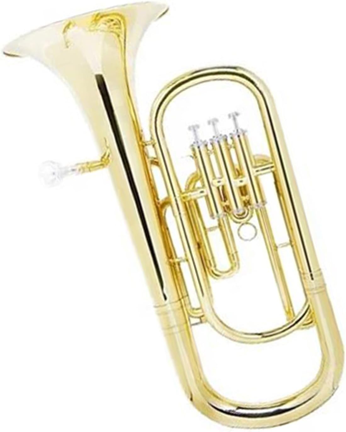 Beginner euphonium Gold 3 Pistons Euphonium Brass Wind Instrument