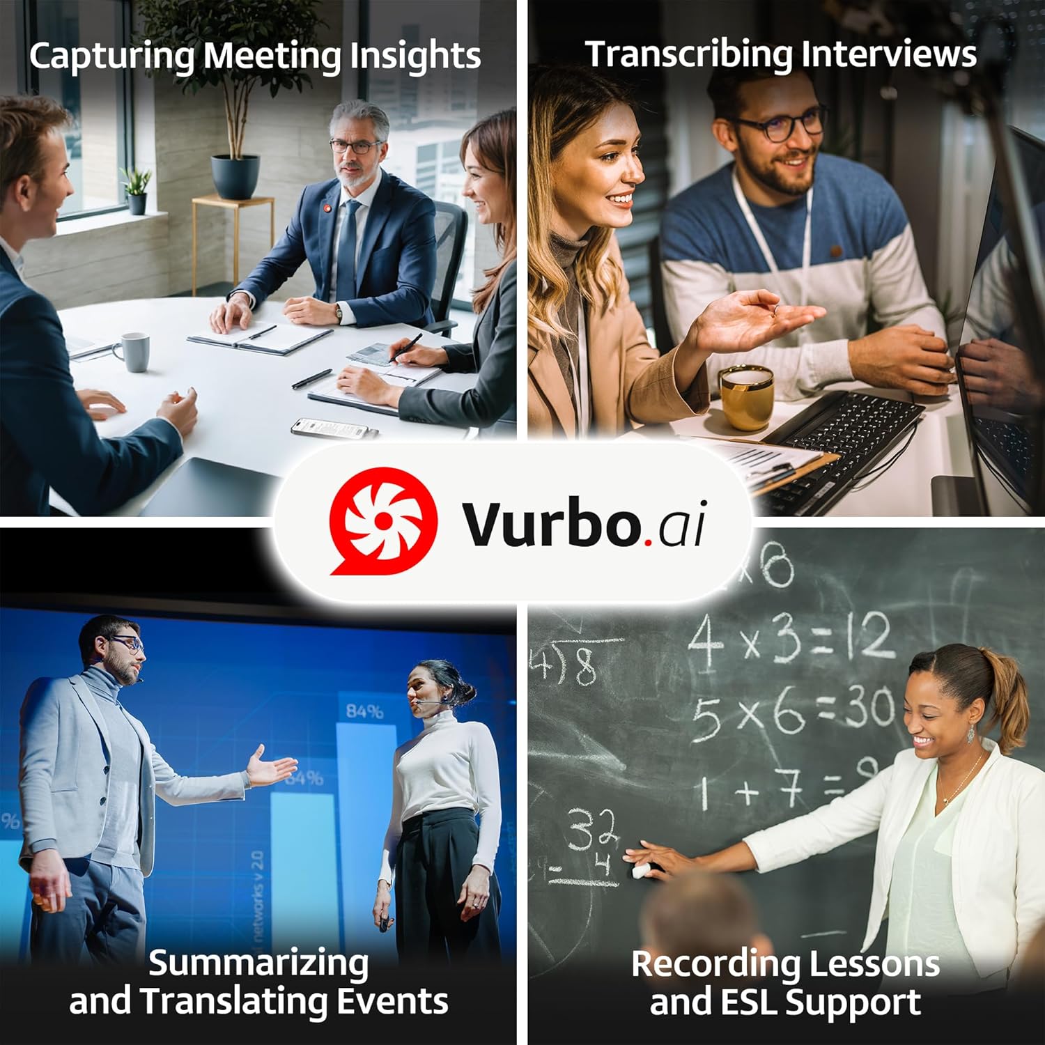 IPEVO VOCAL WEARABLE Wireless Lavalier Microphone with Charging Case + Software, Plug-Play, AI Real-Time Notetaker, Summarize, Translate (90+ Languages), Voice Recorder for Lectures, Meetings, Seminas