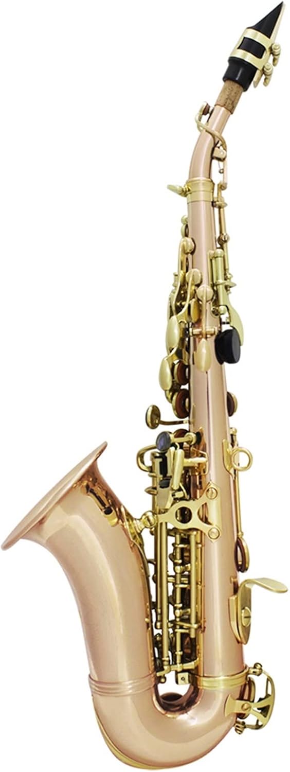 TSTS Saxophone Phosphor Copper Gold-Plated Bb B Flat Woodwind Musical Instrument with Case Brass Sax Full Kit