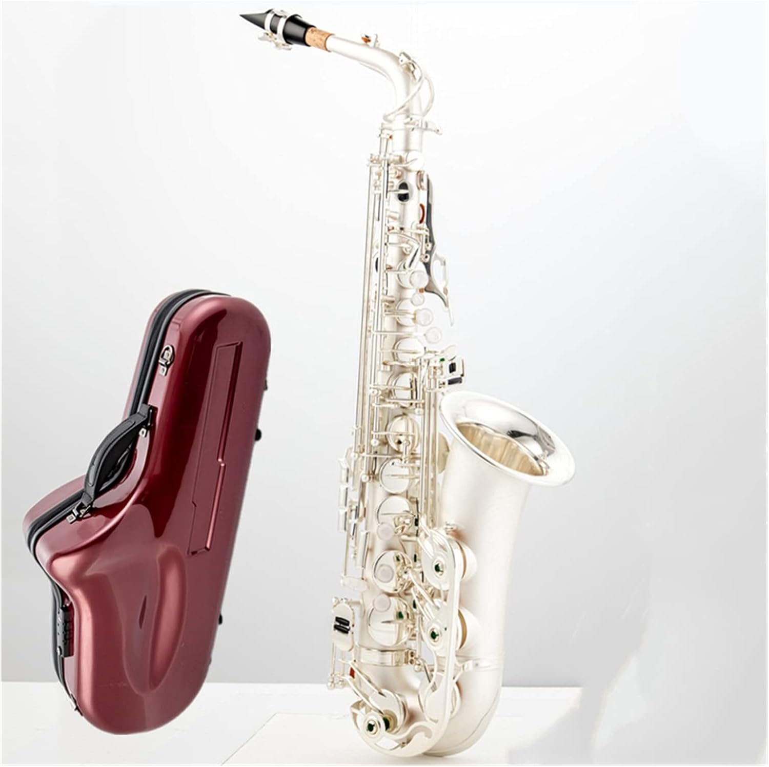 Professional Saxophone E-Flat Alto Saxophone/Wind Instrument is Suitable for Beginners' Performance Test Brass Sax Beginners Kit