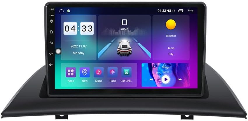 Android Car Stereo for BMW X3 E83 2004-2012,9 inch IPS Touchscreen with Upgrade Wireless CarPlay & Android Auto,WiFi/GPS,Support SWC and Subwoofer,8-Core 8G+256G