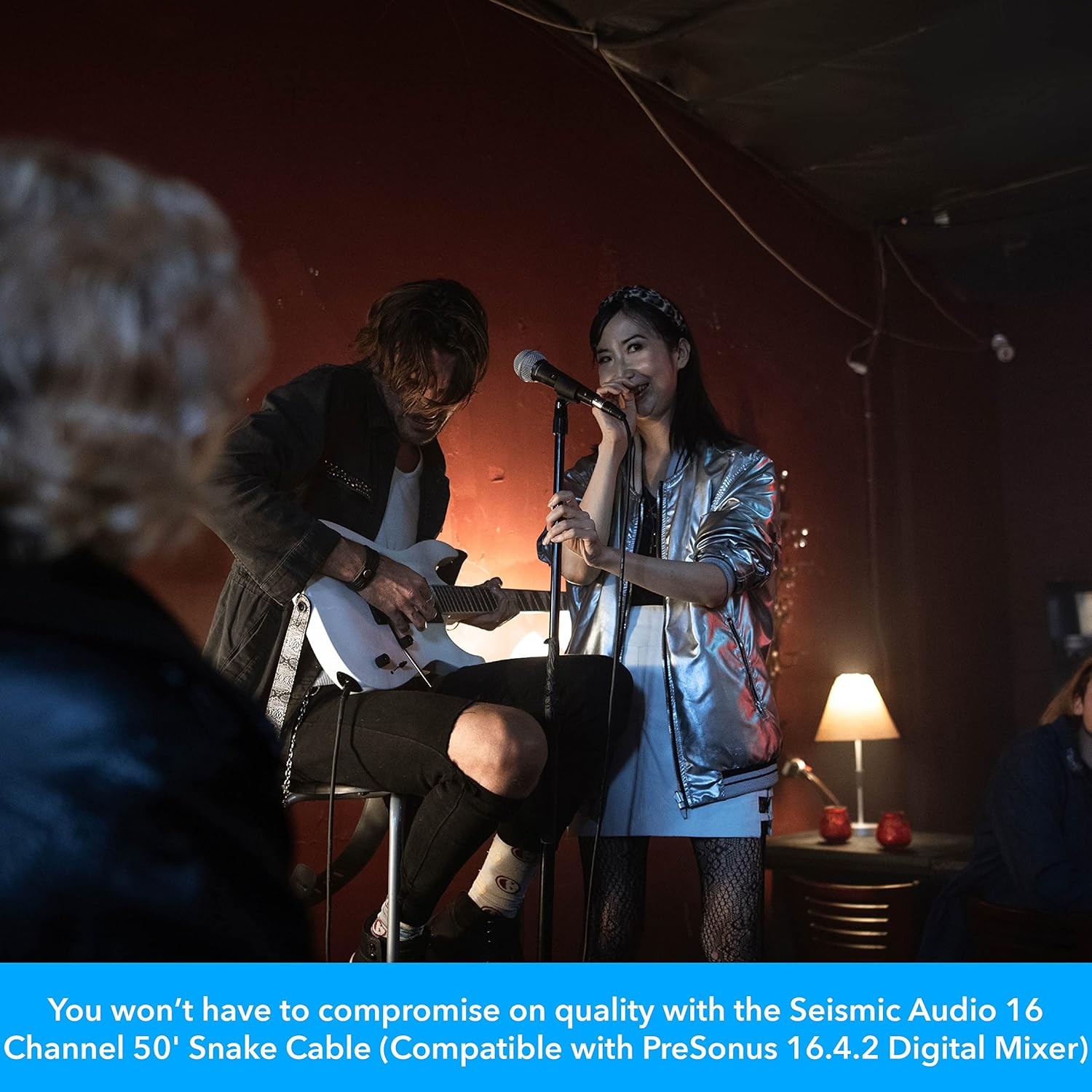 Seismic Audio - SAPSNS-16-3x6x50-16 Channel 50' Snake Cable (Compatible with PreSonus 16.4.2 Digital Mixer) - 16 XLR Inputs, 3 XLR Outputs, 6 TRS 1/4