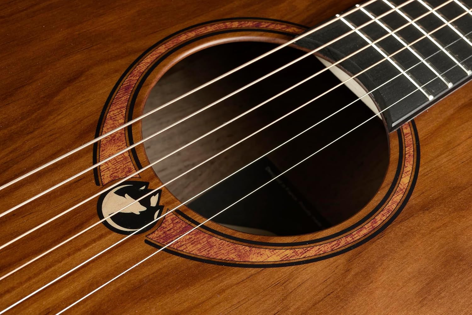 LAG GUITARS Sauvage Auditorium Cutaway Acoustic-Electric Left-Handed w/Hybrid Gigbag, Eco-friendly design