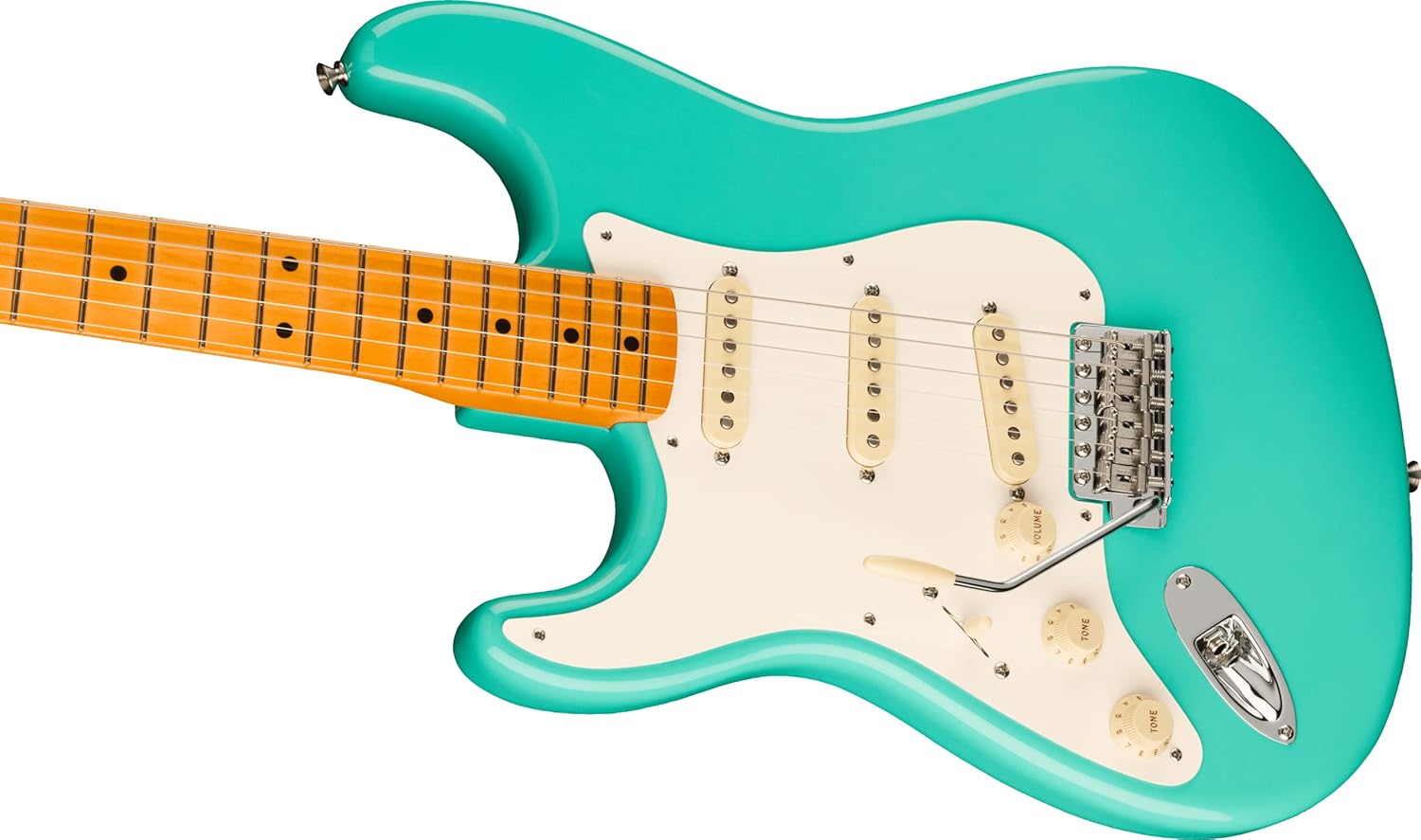 Fender American Vintage II 1961 Stratocaster Electric Guitar, Olympic White, Slab Rosewood Fingerboard, Left-Handed