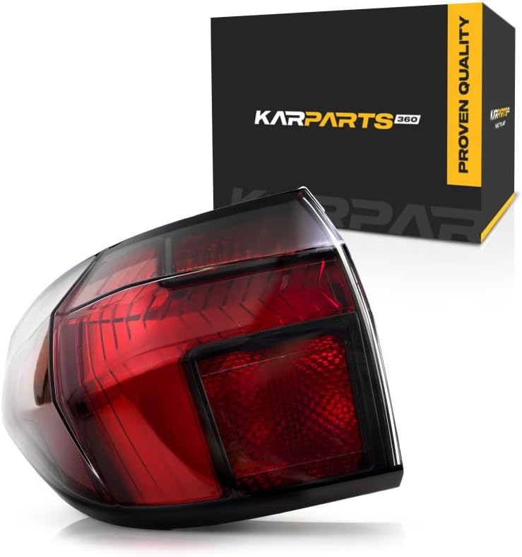 KarParts360 For Hyundai Santa Cruz 2022 2023 2024 Tail Light Driver Side | Outer | LED | Red Lens | PC Plastic Housing | PMMA Plastic Lens | Replacement For HY2804174 | 92401-K5000