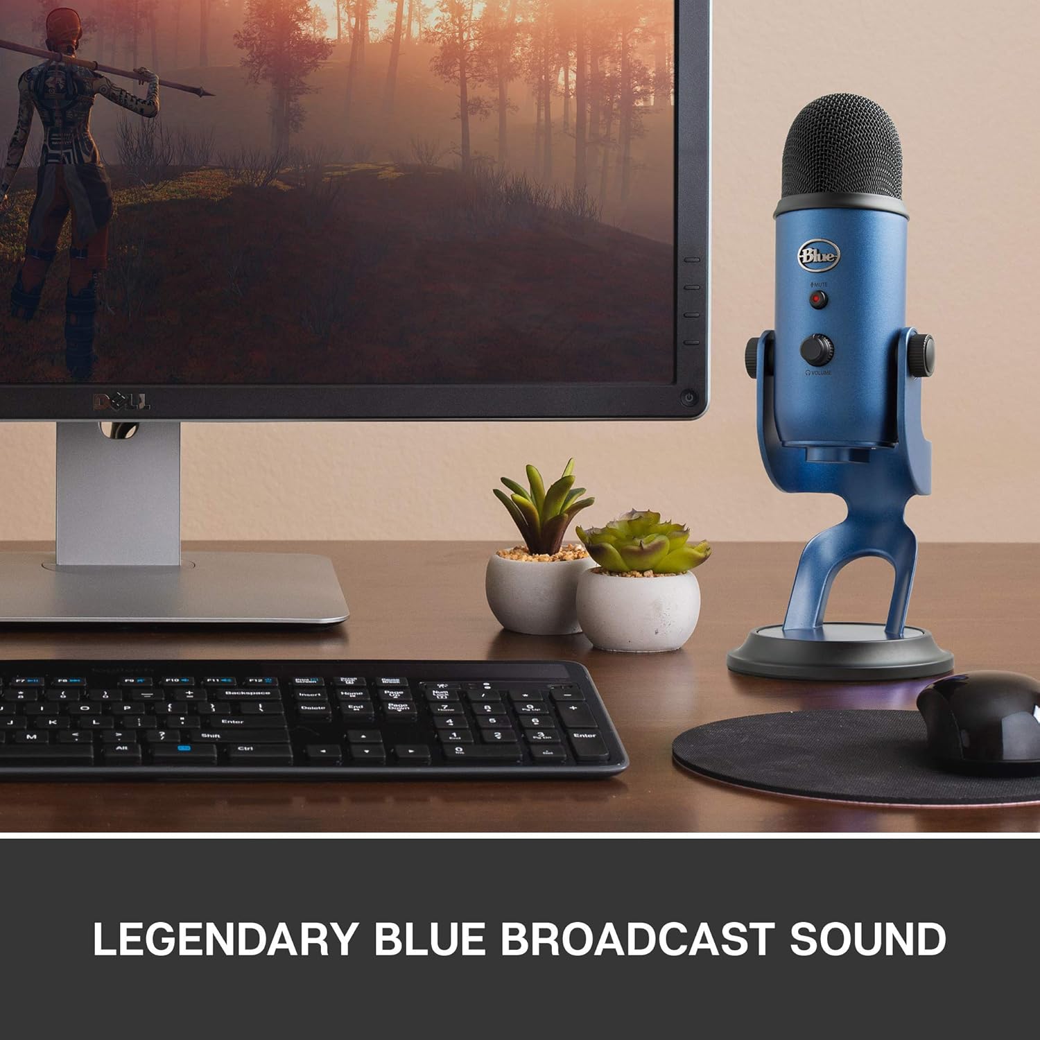 Blue Yeti USB Microphone - Midnight Blue (Renewed)