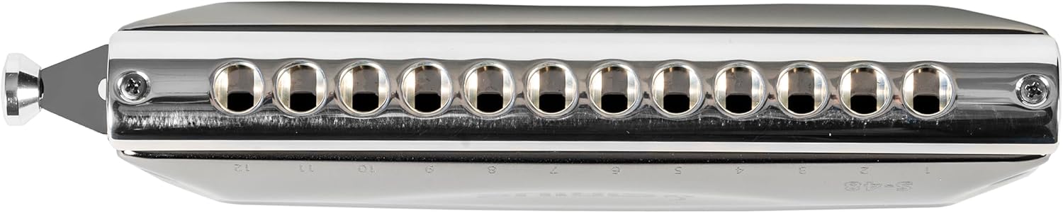 Suzuki S-48S Sirius Chromatic 12-Hole 48-Note Harmonica, Straight Alignment