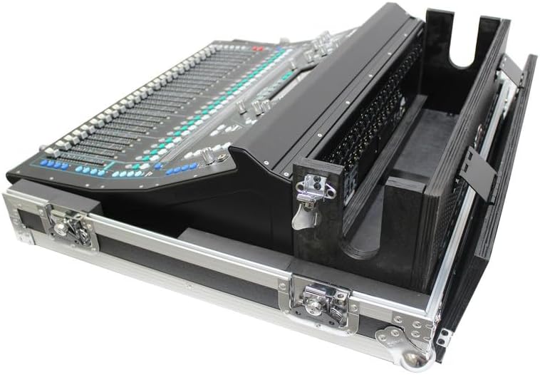 ProX XS-AHSQ5DHW ATA Digital Audio Mixer Flight Case for Allen & Heath SQ5 Console with Doghouse compartment and Caster wheels
