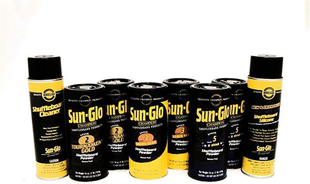 Shuffleboard Sampler Pack By Sun-Glo Powder Wax