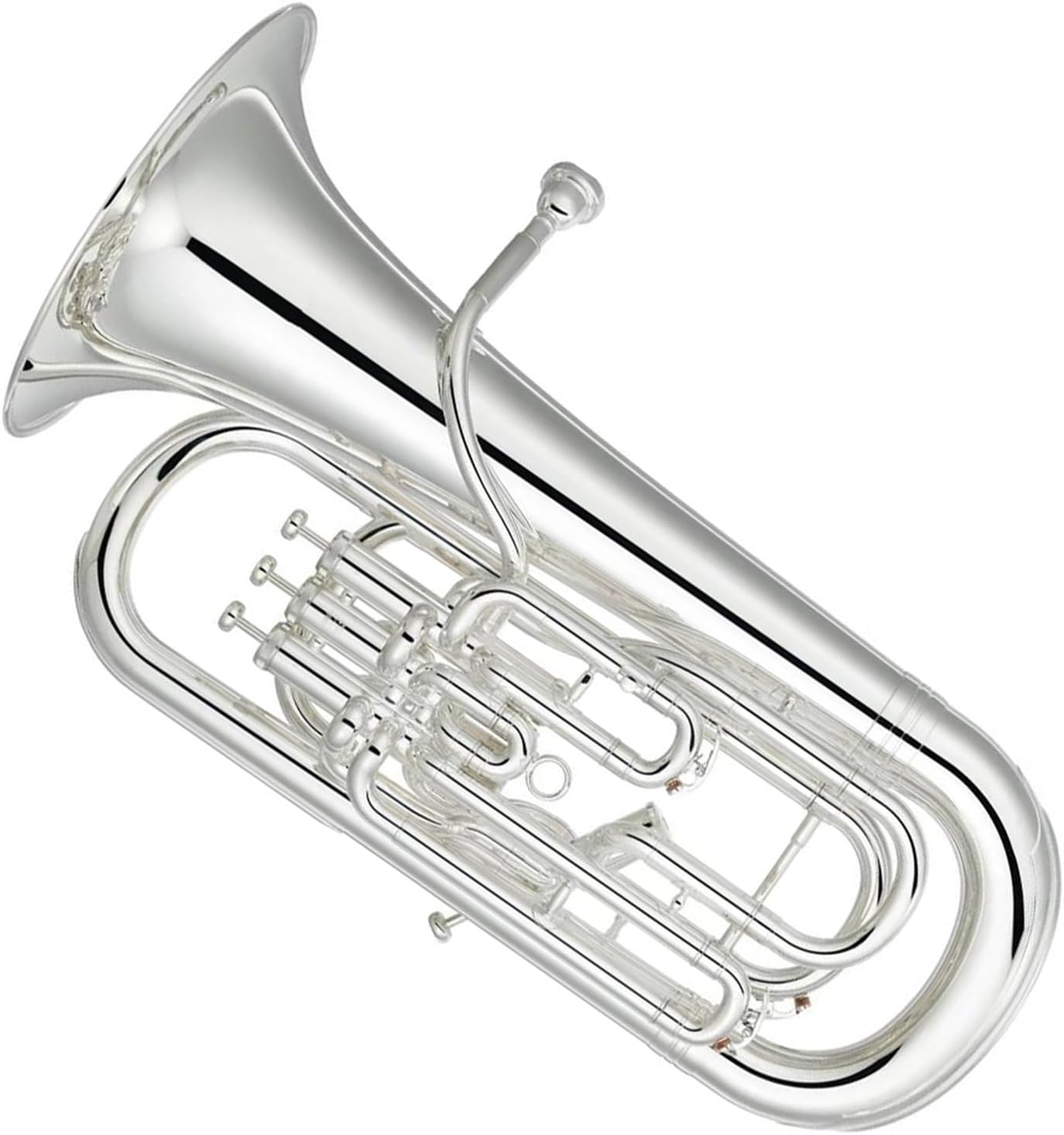 TSTS euphonium instrument High Grade Silver Plated Euphonium 4 Pistons Tone Bb Compensating