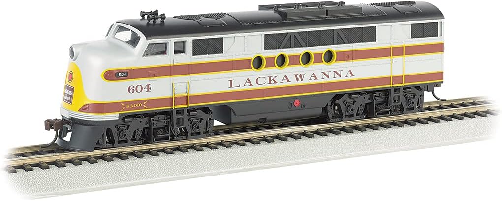 Bachmann Trains - FT - DCC WOWSOUND Sound Value-Equipped Locomotive - Lackawanna - HO Scale, Prototypical Gray & Maroon, (68913)