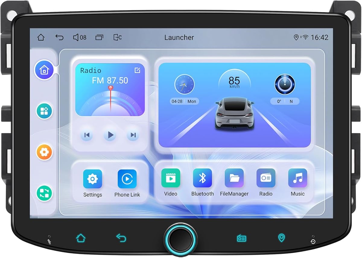 Joying Car Radio for Jeep Grand Cherokee 2014-2019, 8 Inch IPS Touchscreen Android 13 Car Stereo with Wireless Carplay and Android Auto, Bluetooth, GPS Navigation, AM/FM, Volume Knob(JY-GC001T4)