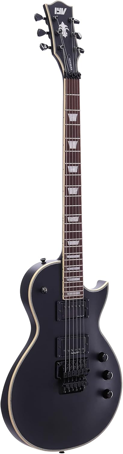 IYV- ILP-400FR Solid Body Electric Guitar, Satin Black